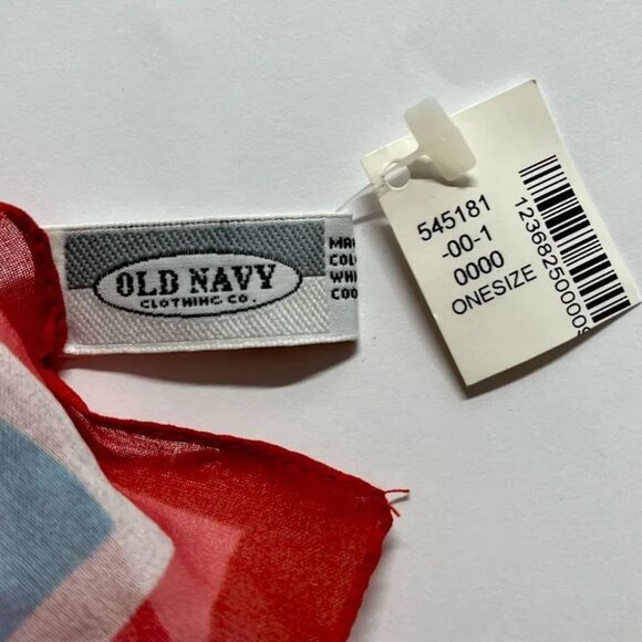 Vintage Old Navy Handkerchiefs – Mid 90’s Lot of 2 – Italian Made - Picture 10 of 10